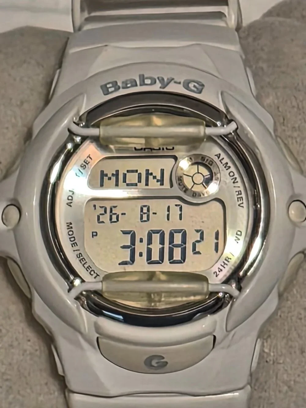 Casio G Shock Baby G Gloss White